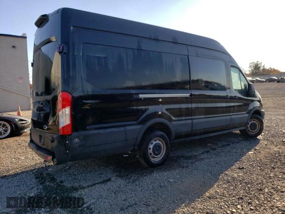 2019 Ford Transit with VIN 1FDBW3XG7KKA51560, listed as a Copart auction lot 76454914 with Not Provided miles and Salvage Title. Bid and sale history available at DreamBid. Image 3.