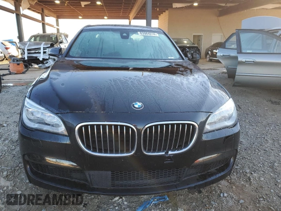 2015 BMW 7 Series 750Li with VIN WBAYE8C55FD781557, listed as a Copart auction lot 83984014 with 138,772 mi miles and Salvage Title. Bid and sale history available at carsss.com. Image 5.