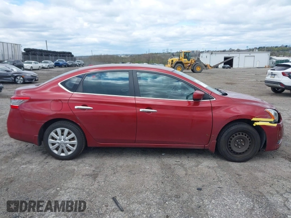 2015 Nissan Sentra SR with VIN 3N1AB7AP7FY350570, listed as a IAAI auction lot 42051668 with 185,362 mi miles and . Bid and sale history available at DreamBid. Image 13.