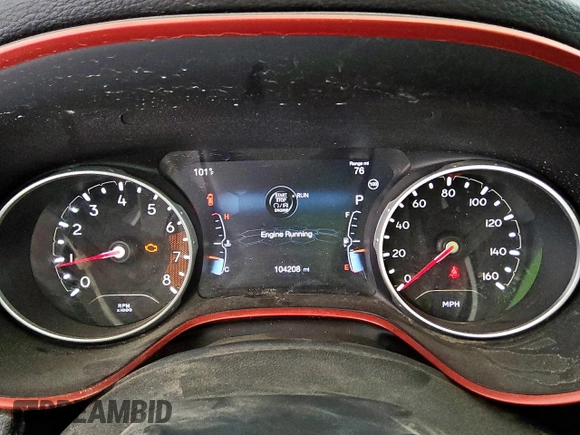 2021 Jeep Compass Trailhawk с VIN 3C4NJDDB4MT564832, выставлен на аукционе Copart как лот 65821095 с пробегом 104 208 миль миль и Чистый • Clean title. История ставок и продаж доступна на DreamBid. Изображение 9.