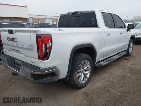 2022 GMC Sierra 1500 SLT z VIN 3GTU9DED4NG180418, wystawiony jako IAAI lot #41464247 z przebiegiem 38 780 mil mil oraz . Historia ofert i sprzedaży dostępna na DreamBid. Obrazek 4.