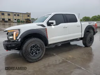 2024 Ford F-150 Raptor with VIN 1FTFW1RJXRFB54459, listed as a Copart auction lot 51559795 with 11,501 mi miles and Salvage Title. Bid and sale history available at DreamBid. Image 1.
