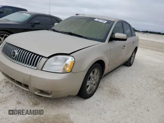 2005 Mercury Montego Luxury z VIN 1MEFM40185G626228, wystawiony jako Copart lot #75521464 z przebiegiem Nie podano mil oraz Szkoda całkowita • Salvage title. Historia ofert i sprzedaży dostępna na DreamBid. Obrazek 1.