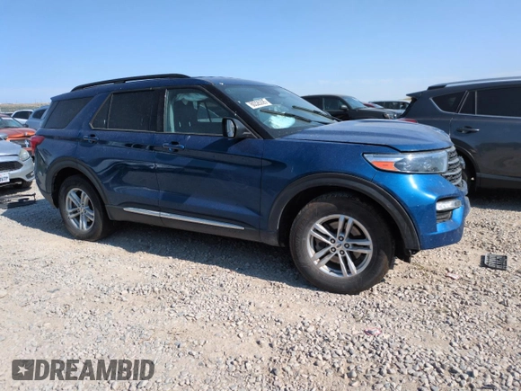 2022 Ford Explorer XLT with VIN 1FMSK7DH5NGB05915, listed as a Copart auction lot 60326295 with Not provided miles and Salvage title. Bid and sale history available at DreamBid. Image 4.