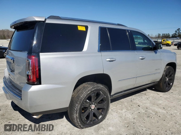 2017 GMC Yukon Denali with VIN 1GKS1CKJ8HR152732, listed as a Copart auction lot 45362365 with 158,230 mi miles and Salvage Title. Bid and sale history available at carsss.com. Image 3.