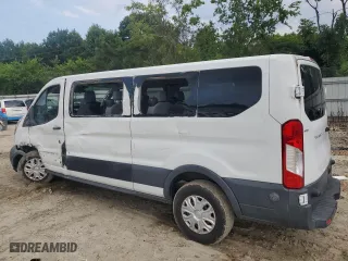 2015 Ford Transit Wagon XL with VIN 1FBZX2ZM6FKA26253, listed as a Copart auction lot 68545414 with 0 mi miles and Salvage Title. Bid and sale history available at carsss.com. Image 2.