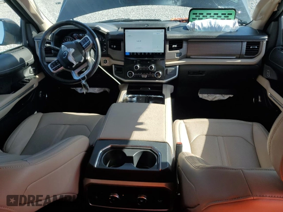 2024 Ford Expedition Max Limited с VIN 1FMJK1K80REA33048, выставлен на аукционе Copart как лот 62294175 с пробегом 34 890 миль миль и Чистый • Clean title. История ставок и продаж доступна на DreamBid. Изображение 8.
