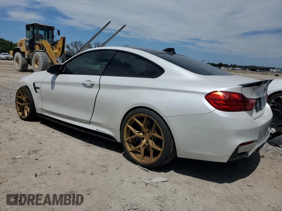 2017 BMW M4 with VIN WBS3R9C33HA014020, listed as a Copart auction lot 51743804 with 0 mi miles. Bid and sale history available at carsss.com. Image 2.