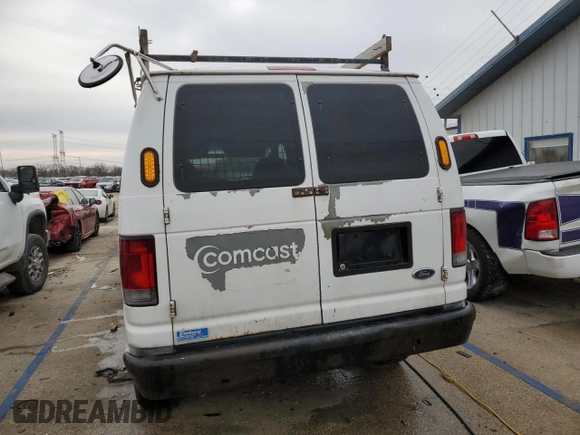 2005 Ford Econoline Cargo with VIN 1FTNE24W25HB03401, listed as a Copart auction lot 85960554 with 218,642 mi miles and Salvage Title. Bid and sale history available at carsss.com. Image 6.