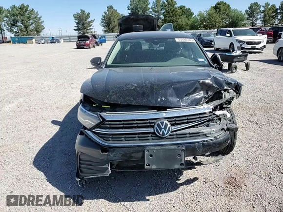 2023 Volkswagen Jetta S with VIN 3VW5M7BU4PM032750, listed as a Copart auction lot 55980285 with 23,660 mi miles and Salvage title. Bid and sale history available at DreamBid. Image 13.