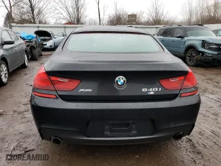 2016 BMW 6 Series 640i xDrive with VIN WBA6D2C56GGT65542, listed as a Copart auction lot 36166043 with 89,659 mi miles. Bid and sale history available at carsss.com. Image 6.