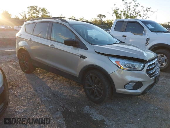 2017 Ford Escape SE with VIN 1FMCU9GD7HUE82559, listed as a IAAI auction lot 41815562 with 45,759 mi miles and . Bid and sale history available at DreamBid. Image 1.
