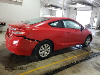 2012 Honda Civic Cpe LX with VIN 2HGFG3B54CH533373, listed as a Copart auction lot 54818905 with 176,232 mi miles and Salvage Title. Bid and sale history available at carsss.com. Image 3.