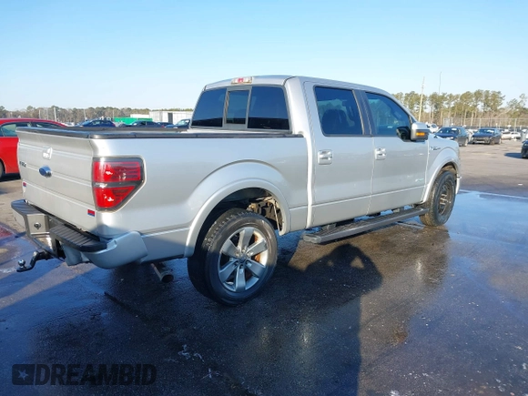 2011 Ford F-150 XLT with VIN 1FTFW1CT8BKD71094, listed as a IAAI auction lot 41338436 with 168,284 mi miles. Bid and sale history available at carsss.com. Image 4.