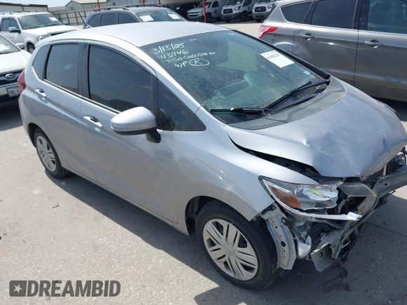 2020 Honda Fit LX with VIN 3HGGK5H43LM713989, listed as a IAAI auction lot 41808250 with 39,142 mi miles. Bid and sale history available at carsss.com. Image 1.