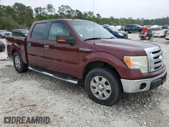 2009 Ford F-150 XL with VIN 1FTRW12849FA64308, listed as a Copart auction lot 50622195 with 177,088 mi miles and Non Repairable. Bid and sale history available at carsss.com. Image 4.