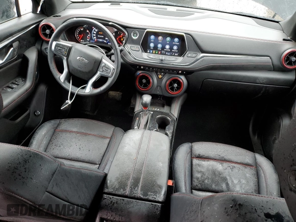 2022 Chevrolet Blazer RS с VIN 3GNKBKRS8NS181200, выставлен на аукционе Copart как лот 52493315 с пробегом 35 126 миль миль и Чистый • Clean title. История ставок и продаж доступна на DreamBid. Изображение 8.