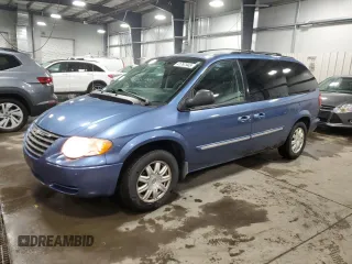 2007 Chrysler Town & Country LWB Touring with VIN 2A4GP54L57R158372, listed as a Copart auction lot 41767945 with 179,374 mi miles and Salvage Title. Bid and sale history available at carsss.com. Image 1.