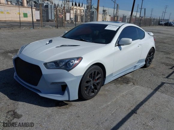 2013 Hyundai Genesis Coupe 2.0T R-Spec with VIN KMHHT6KD2DU106506, listed as a IAAI auction lot 41611021 with 126,926 mi miles. Bid and sale history available at carsss.com. Image 17.