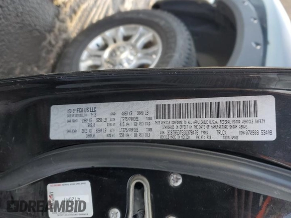 2016 Ram 2500 SLT with VIN 3C6TR5DT5GG378476, listed as a Copart auction lot 46238015 with 134,620 mi miles and Clean Title. Bid and sale history available at carsss.com. Image 12.