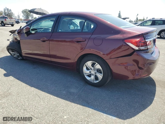 2015 Honda Civic Sedan LX with VIN 2HGFB2F5XFH543574, listed as a Copart auction lot 52399845 with 117,897 mi miles and Salvage Title. Bid and sale history available at carsss.com. Image 2.