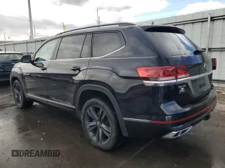 2021 Volkswagen Atlas SE with VIN 1V2RR2CA8MC527090, listed as a Copart auction lot 50008125 with 51,086 mi miles and Salvage title. Bid and sale history available at DreamBid. Image 2.