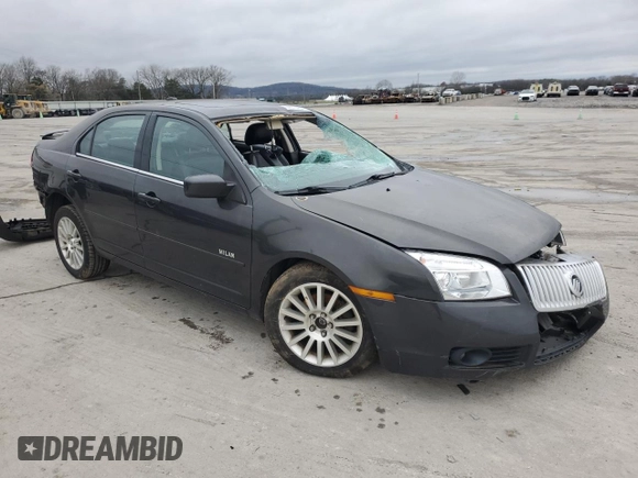 2007 Mercury Milan Premier with VIN 3MEHM08127R647965, listed as a Copart auction lot 84913454 with 279,046 mi miles and Salvage Title. Bid and sale history available at carsss.com. Image 4.