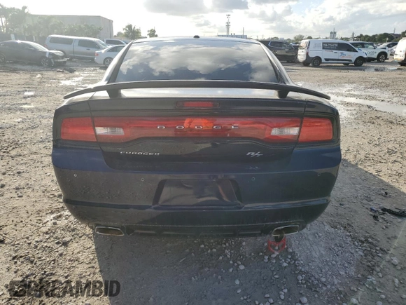 2013 Dodge Charger RT with VIN 2C3CDXCT0DH729721, listed as a Copart auction lot 77606344 with 93,408 mi miles and Salvage Title. Bid and sale history available at carsss.com. Image 6.