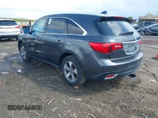 2016 Acura MDX with VIN 5FRYD3H21GB010674, listed as a IAAI auction lot 41916426 with 121,278 mi miles. Bid and sale history available at carsss.com. Image 3.