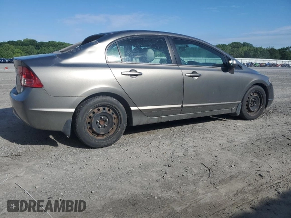 2006 Honda Civic LX z VIN 1HGFA165X6L123586, wystawiony jako Copart lot #54845625 z przebiegiem 105 445 mil mil oraz Szkoda całkowita • Salvage title. Historia ofert i sprzedaży dostępna na DreamBid. Obrazek 3.