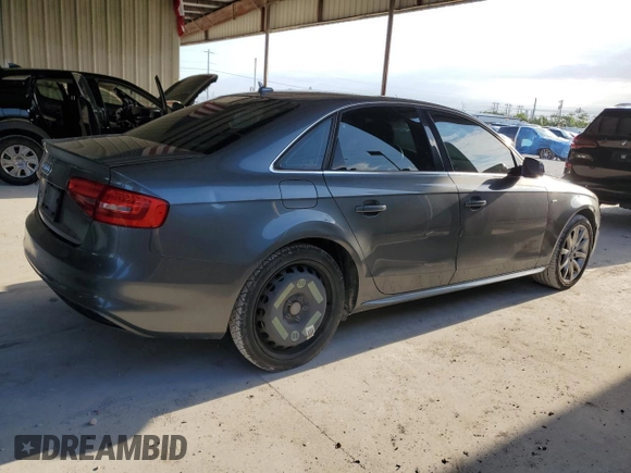 2014 Audi A4 Premium with VIN WAUAFAFL8EN031093, listed as a Copart auction lot 52461505 with 113,580 mi miles and Clean Title. Bid and sale history available at carsss.com. Image 3.