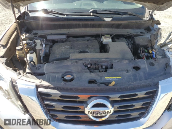 2019 Nissan Pathfinder S with VIN 5N1DR2MN0KC650274, listed as a Copart auction lot 54166005 with 96,956 mi miles and Salvage Title. Bid and sale history available at DreamBid. Image 12.