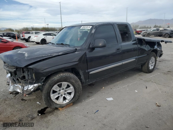 2004 GMC Sierra 1500 SLE with VIN 2GTEC19T441113797, listed as a Copart auction lot 86923574 with 156,426 mi miles and Salvage Title. Bid and sale history available at carsss.com. Image 1.