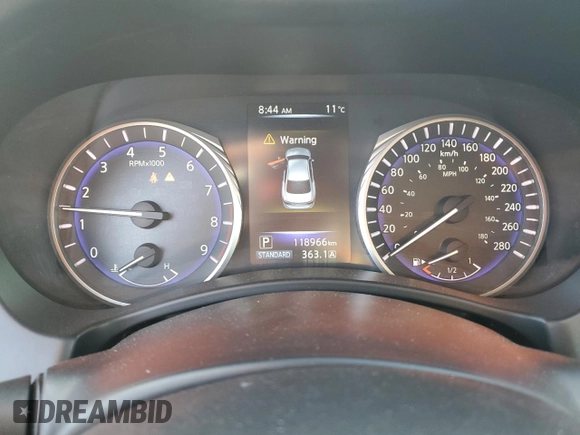 2014 Infiniti Q50 Premium with VIN JN1BV7ARXEM683926, listed as a Copart auction lot 50415795 with 118,966 mi miles and Salvage Title. Bid and sale history available at carsss.com. Image 9.