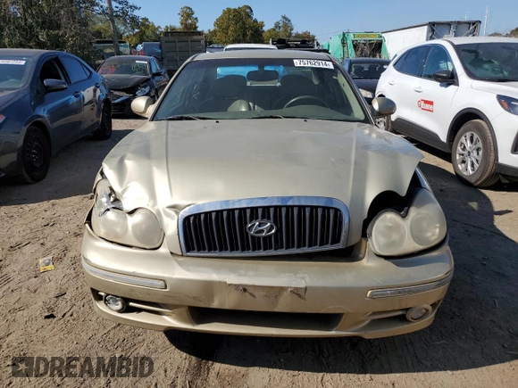 2004 Hyundai Sonata GLS with VIN KMHWF35HX4A971396, listed as a Copart auction lot 75762914 with 280,608 mi miles and Salvage Title. Bid and sale history available at carsss.com. Image 5.