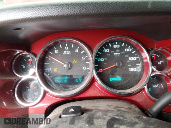 2012 GMC Sierra 1500 SLE with VIN 3GTP2VE75CG226210, listed as a Copart auction lot 51919155 with 95,681 mi miles and Salvage Title. Bid and sale history available at DreamBid. Image 9.