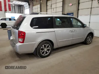 2014 Kia Sedona LX with VIN KNDMG4C72E6574651, listed as a Copart auction lot 55354355 with 155,795 mi miles and Clean Title. Bid and sale history available at carsss.com. Image 3.