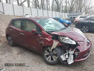 2017 Nissan LEAF SV with VIN 1N4BZ0CP9HC302538, listed as a IAAI auction lot 42079633 with 38,147 mi miles and . Bid and sale history available at DreamBid. Image 1.