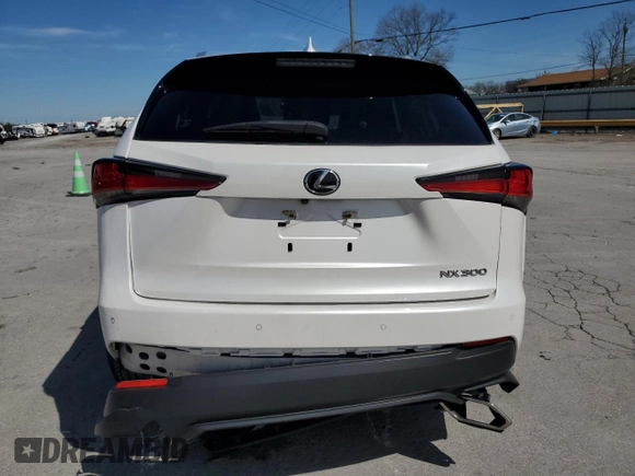 2021 Lexus NX with VIN JTJDARBZ0M5032113, listed as a Copart auction lot 50185745 with 53,602 mi miles and Salvage Title. Bid and sale history available at carsss.com. Image 6.