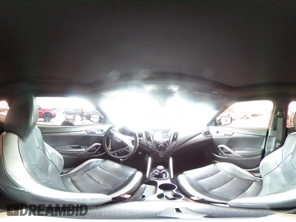 2016 Hyundai Veloster Turbo with VIN KMHTC6AE1GU273481, listed as a Copart auction lot 59571615 with 117,232 mi miles and Salvage title. Bid and sale history available at DreamBid. Image 15.