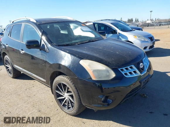 2012 Nissan Rogue S with VIN JN8AS5MTXCW281231, listed as a IAAI auction lot 41685828 with 123,177 mi miles. Bid and sale history available at carsss.com. Image 1.