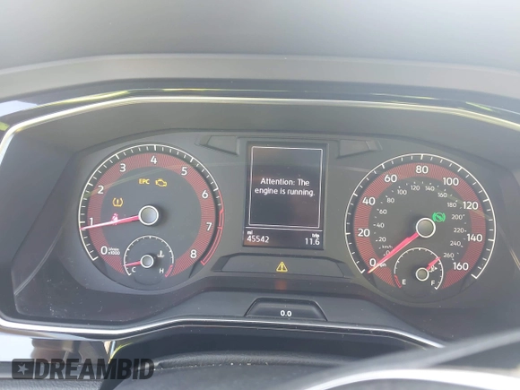 2019 Volkswagen Jetta S with VIN 3VWC57BUXKM091718, listed as a IAAI auction lot 42837718 with 45,542 mi miles and . Bid and sale history available at DreamBid. Image 7.