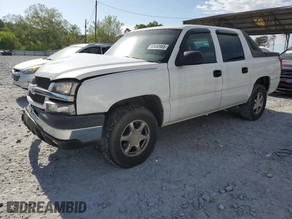 2004 Chevrolet Avalanche Z66 with VIN 3GNEC12T44G107894, listed as a Copart auction lot 53450985 with 175,429 mi miles and Salvage title. Bid and sale history available at DreamBid. Image 1.