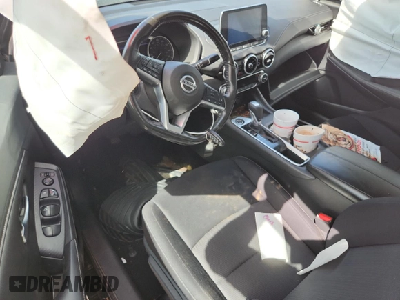 2021 Nissan Sentra SV with VIN 3N1AB8CV5MY299603, listed as a Copart auction lot 60078055 with 83,520 mi miles and Salvage title. Bid and sale history available at DreamBid. Image 8.