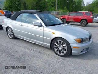 2004 BMW 3 Series 330Ci with VIN WBABW534X4PL47090, listed as a IAAI auction lot 42137316 with 179,323 mi miles. Bid and sale history available at carsss.com. Image 1.