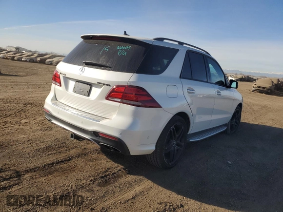 2018 Mercedes-Benz GLE 43 AMG with VIN 4JGDA6EB5JB017664, listed as a Copart auction lot 86380244 with 51,405 mi miles and Salvage Title. Bid and sale history available at DreamBid. Image 3.