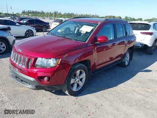2015 Jeep Compass Latitude with VIN 1C4NJDEB1FD188503, listed as a IAAI auction lot 41824421 with 83,264 mi miles. Bid and sale history available at carsss.com. Image 2.