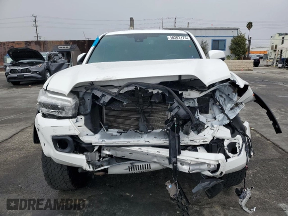 2021 Toyota Tacoma 4WD SR with VIN 3TMCZ5AN5MM431429, listed as a Copart auction lot 48203175 with 22,108 mi miles and Salvage Title. Bid and sale history available at carsss.com. Image 5.