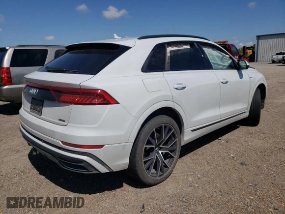 2019 Audi Q8 Premium Plus z VIN WA1EVBF16KD030631, wystawiony jako Copart lot #65307503 z przebiegiem 39 368 mil mil oraz . Historia ofert i sprzedaży dostępna na DreamBid. Obrazek 3.