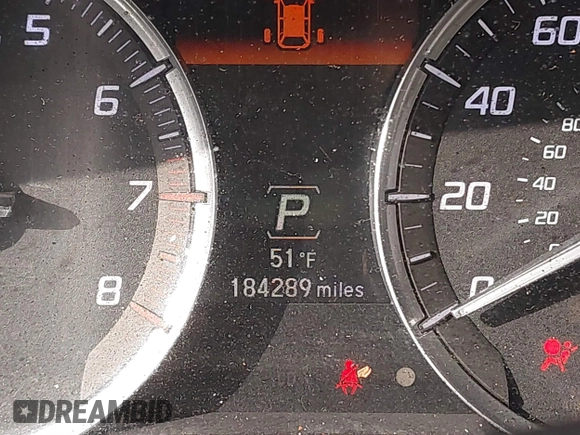2014 Acura MDX with VIN 5FRYD3H21EB004595, listed as a IAAI auction lot 41653065 with 184,289 mi miles. Bid and sale history available at carsss.com. Image 15.